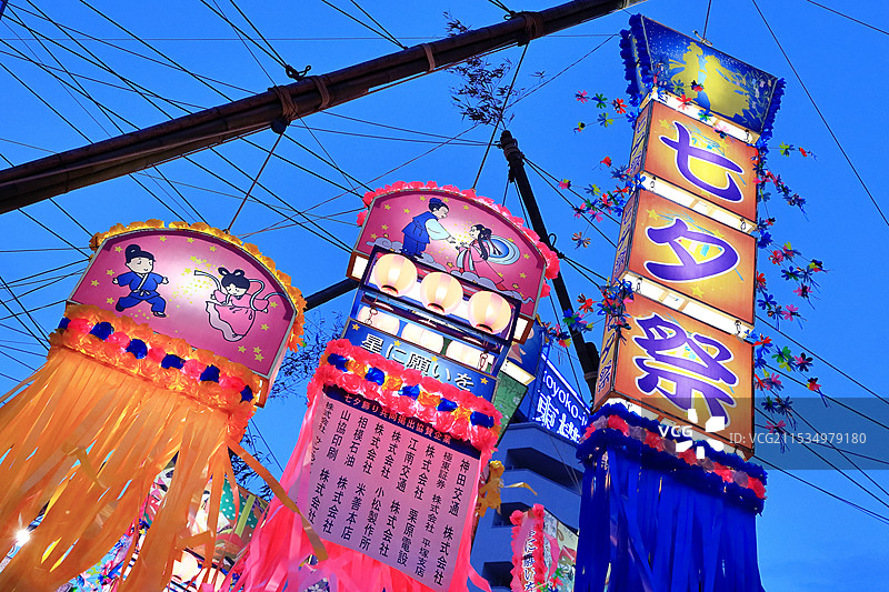 湘南平塚七夕祭典图片素材