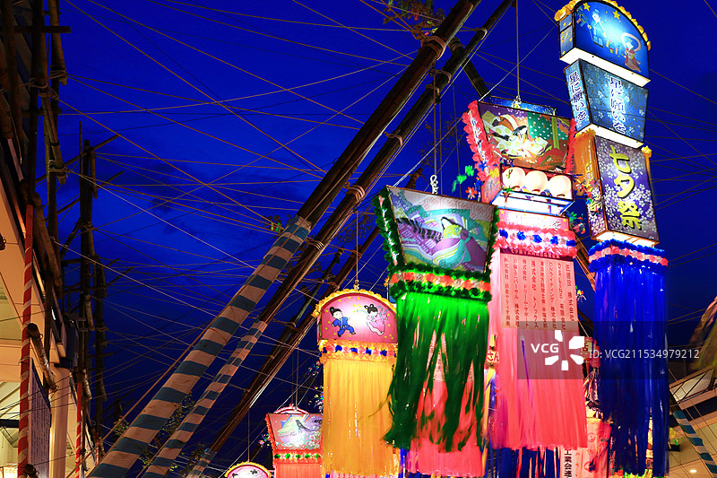 湘南平塚七夕祭り图片素材