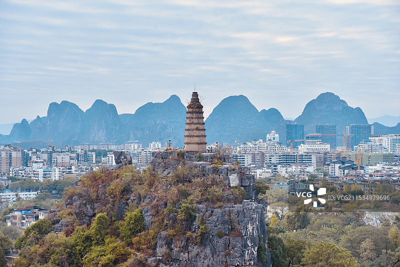 山水相逢图片素材