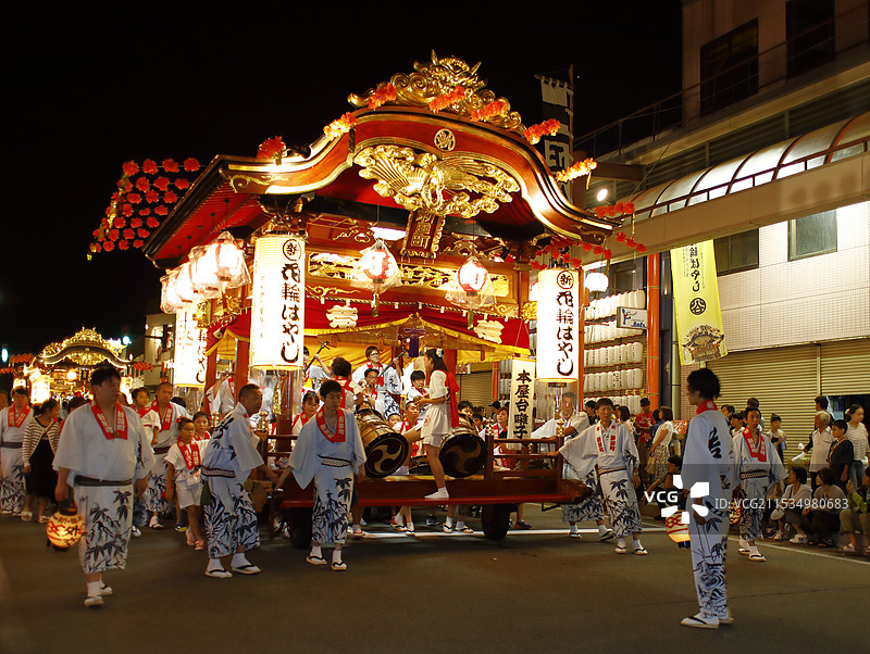 八月：花轮市花轮湾图片素材