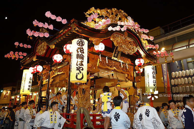 八月：花轮市花轮湾图片素材
