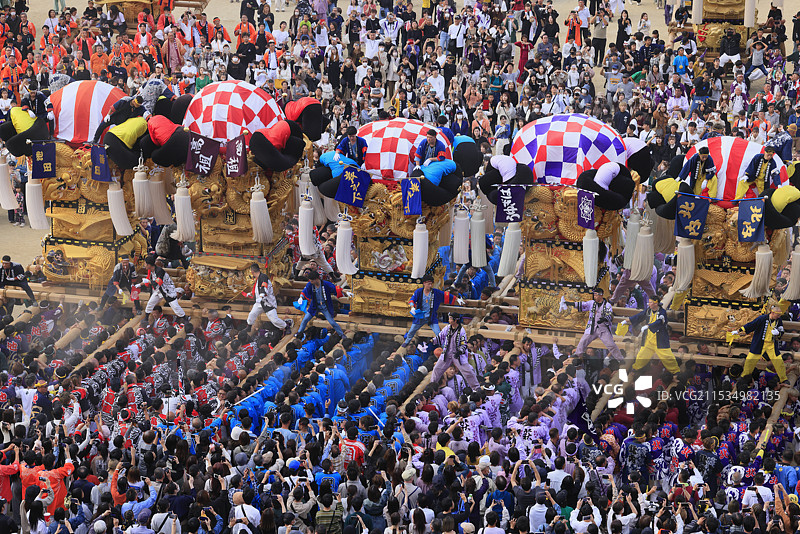 爱媛县新居浜市山根公园太鼓节图片素材
