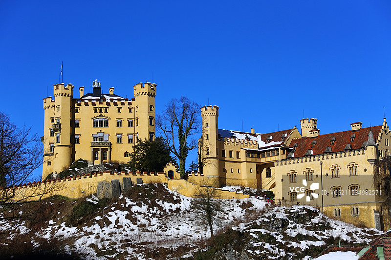 高天鹅堡图片素材