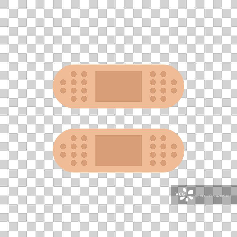 平面风格的医用胶带图标图片素材