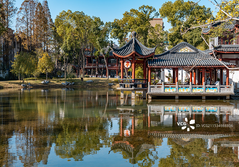 孝感董永公园图片素材