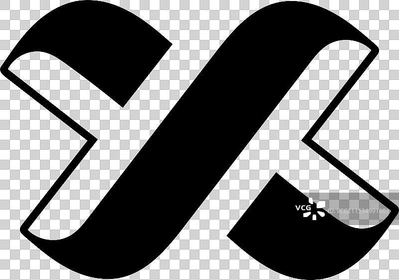 双Y或X的logo设计理念，适用于商业用途图片素材