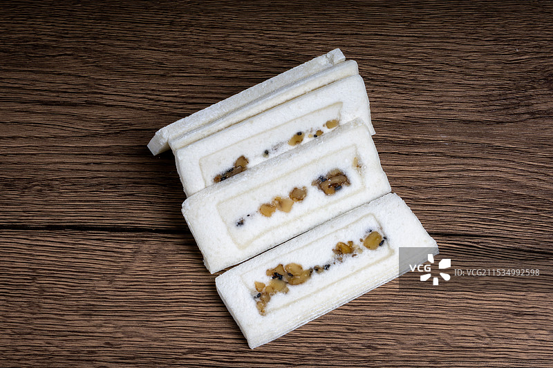 传统甜点桃片糕图片素材