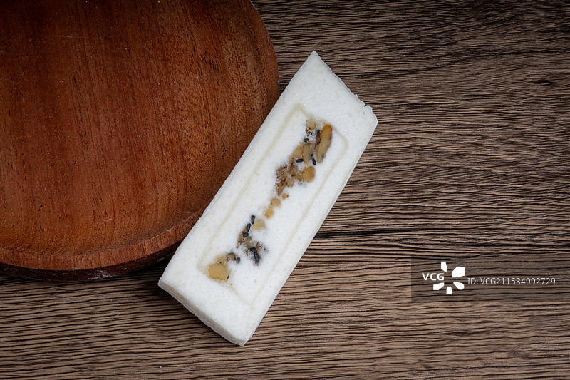 传统甜点桃片糕图片素材