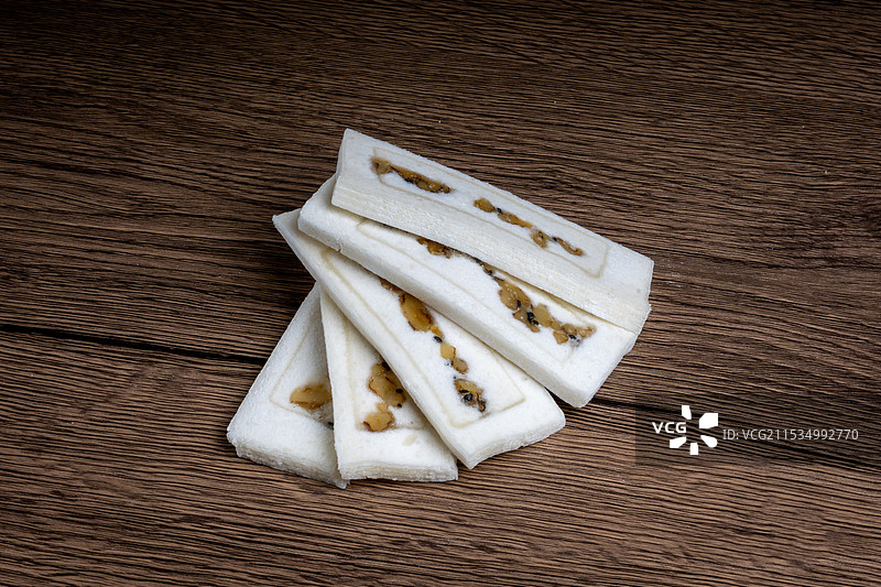 传统甜点桃片糕图片素材