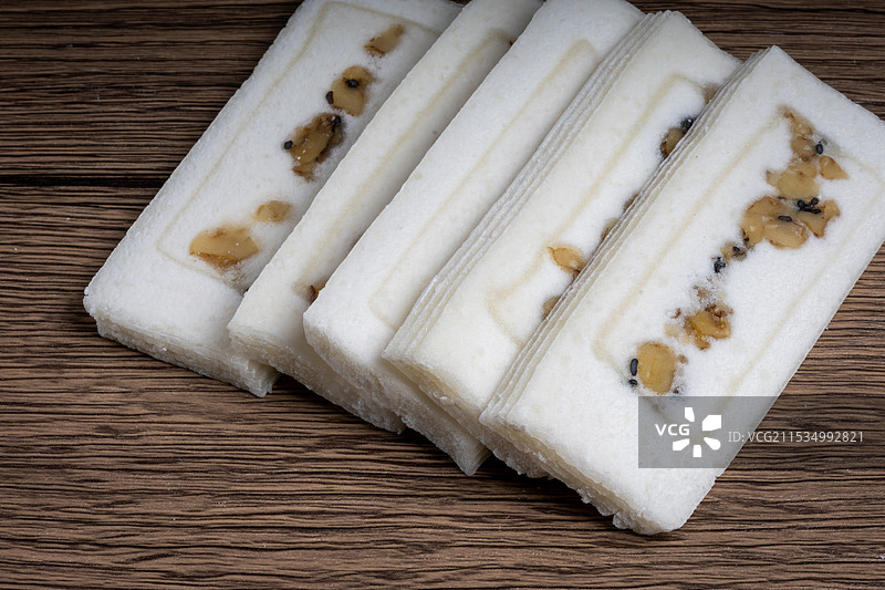 传统甜点桃片糕图片素材