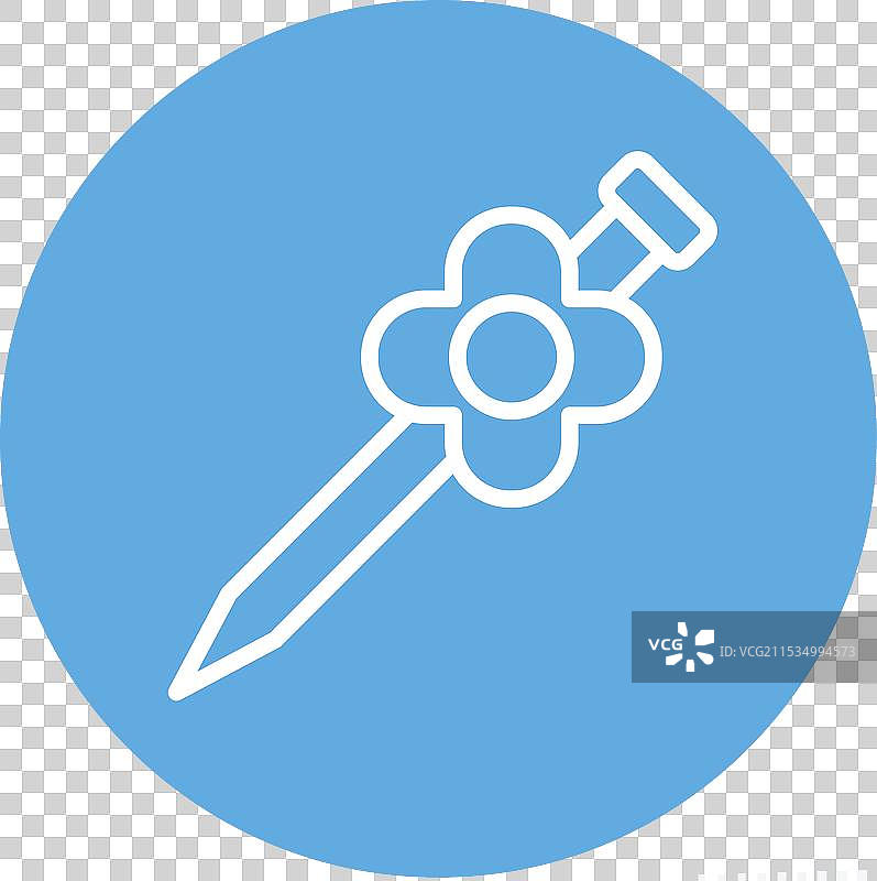 与珠宝符号相关的发夹图标，蓝色眼睛图片素材