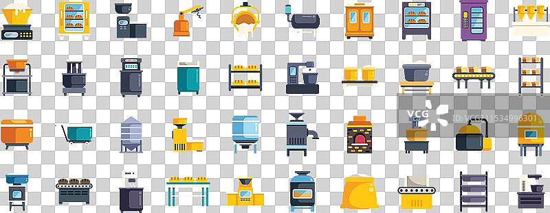 面包烘焙设备系列图片素材