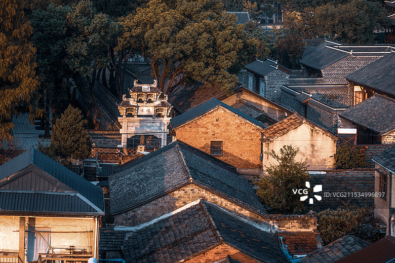 安徽安庆桐城六尺巷景区风光图片素材