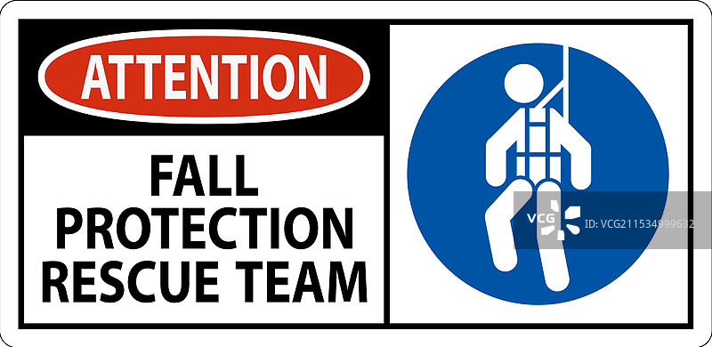 安全帽贴纸，注意防坠落保护救援图片素材