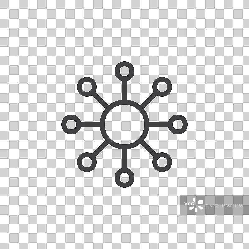 多渠道营销细线黑色图案图片素材