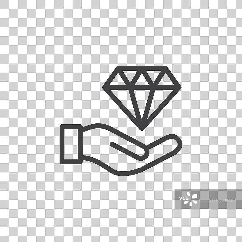 细线黑色平面简单的价值线图片素材