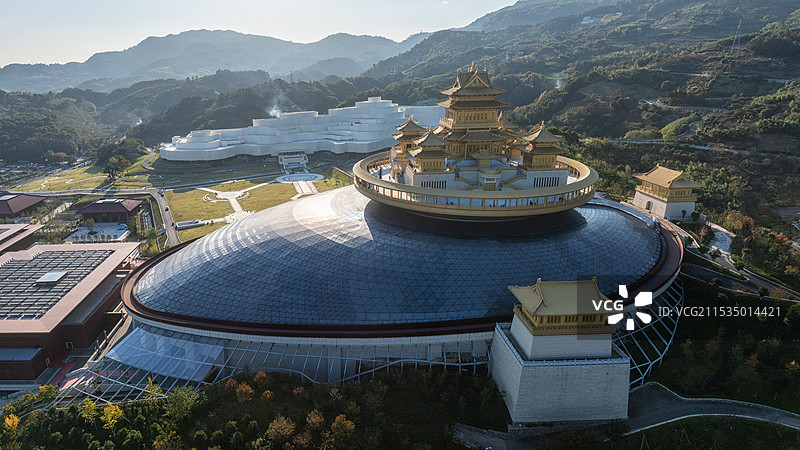 宁波奉化弥勒圣坛 弥勒博物馆图片素材