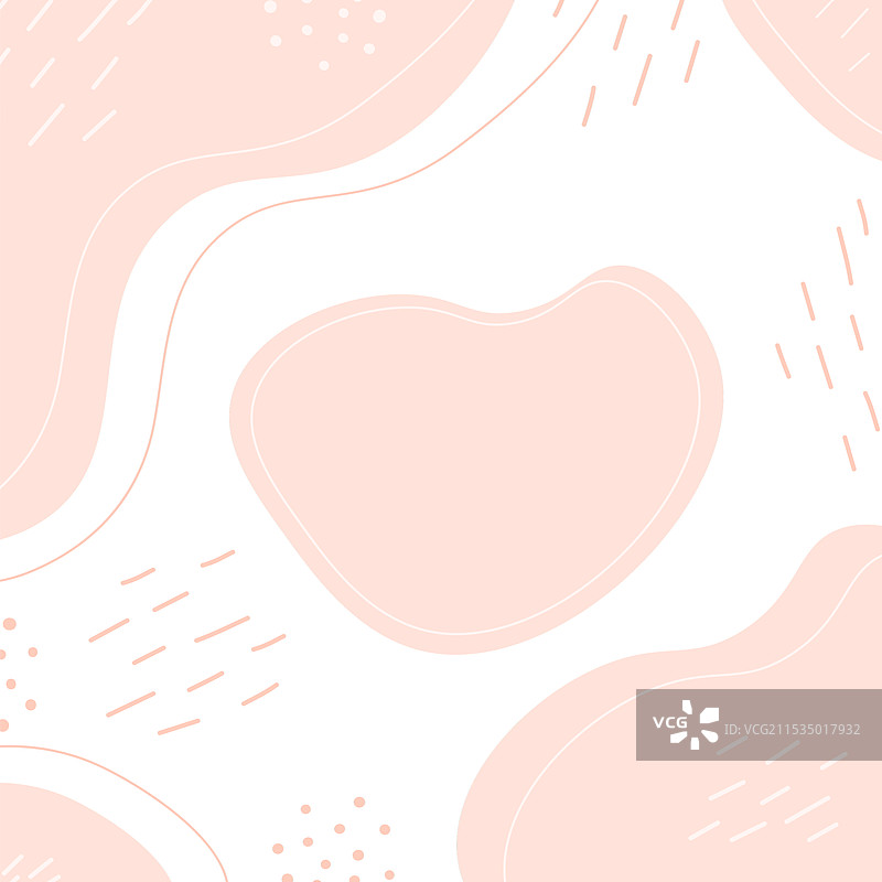 手绘的抽象点状和线条图案图片素材