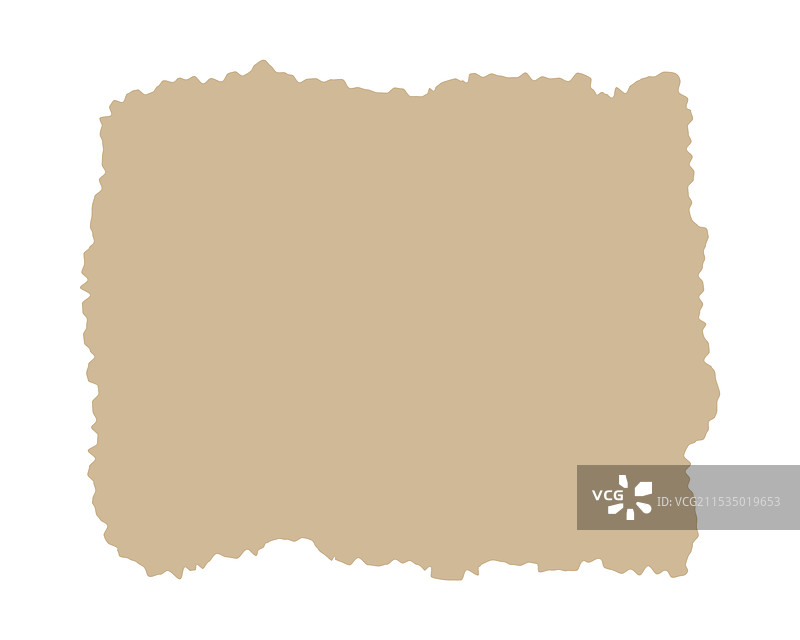 锯齿状纸片或古老的莎草纸地图纹理图片素材