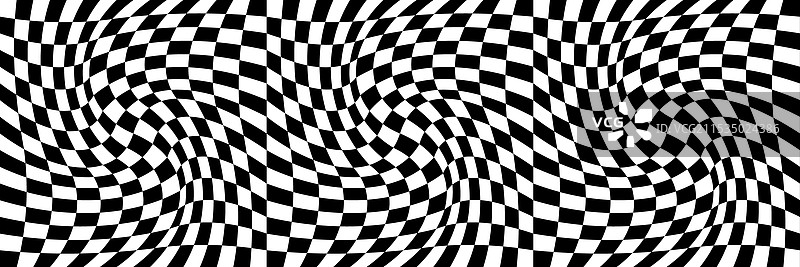 迷幻棋盘无缝图案复古风格图片素材