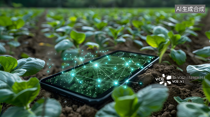 【AI数字艺术】信息化农业高效农业图片素材