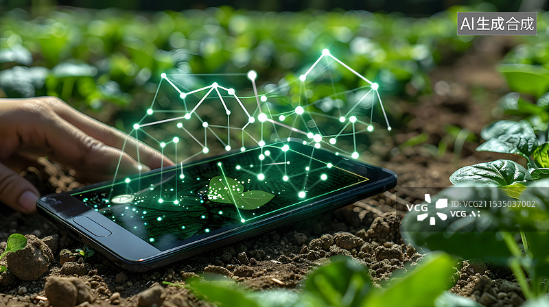【AI数字艺术】信息化农业高效农业图片素材