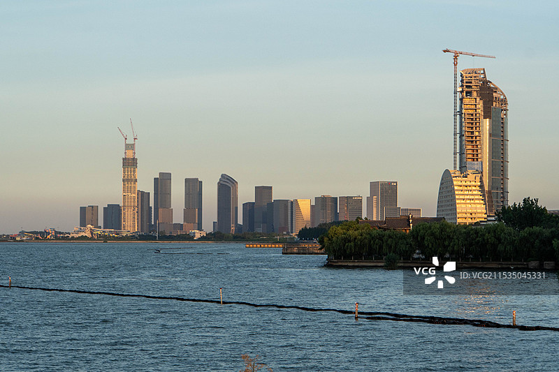 湖州黄金湖岸景区图片素材