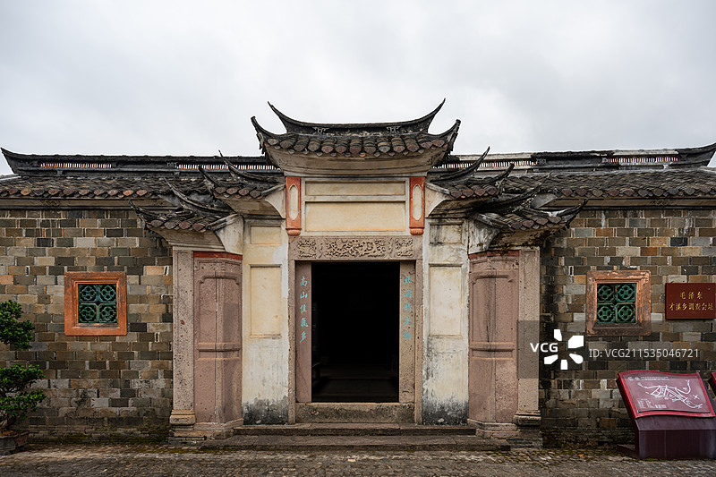 龙岩上杭县毛泽东才溪乡调查旧址图片素材