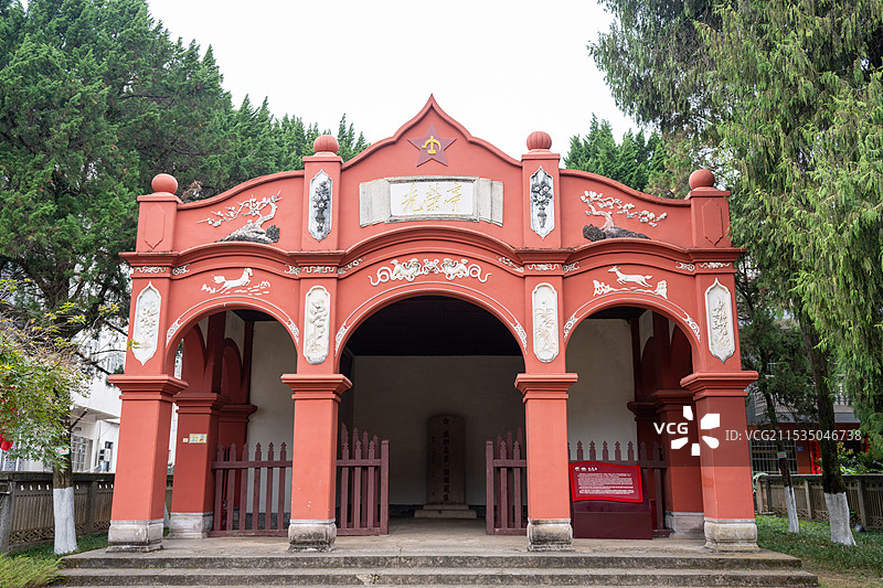 龙岩上杭县毛泽东才溪乡调查旧址图片素材