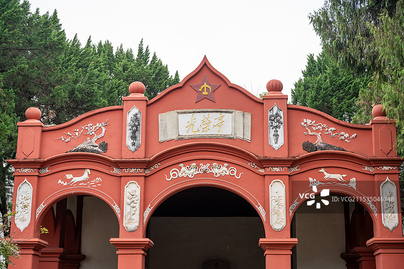 龙岩上杭县毛泽东才溪乡调查旧址图片素材