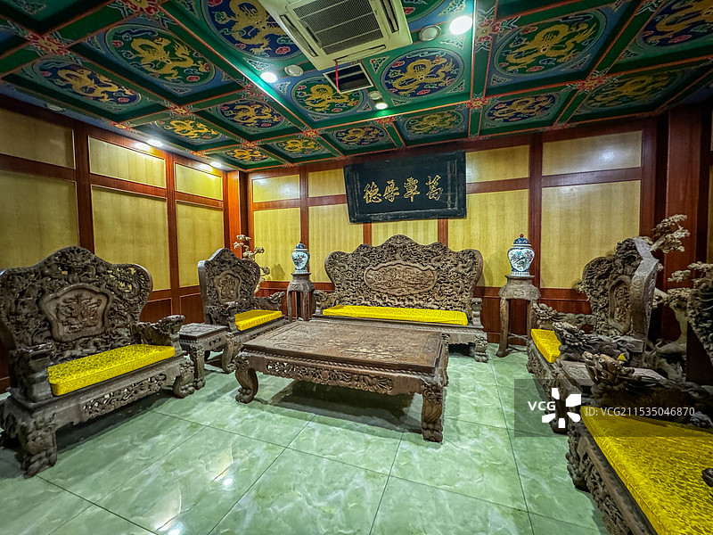 马鞍山德化堂中国古床博物馆图片素材