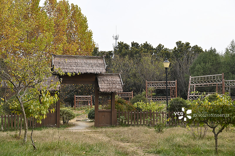 许昌鄢陵县中原花木博览园景区图片素材