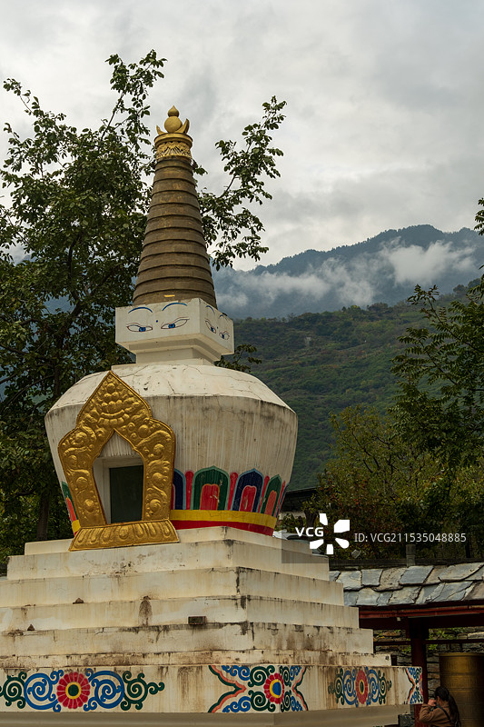 阿坝甘堡藏寨桃坪羌寨旅游景区图片素材