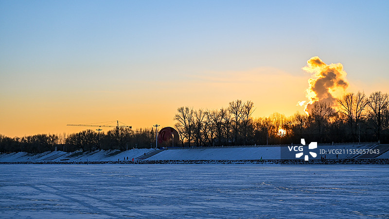 齐齐哈尔红岸公园景区图片素材