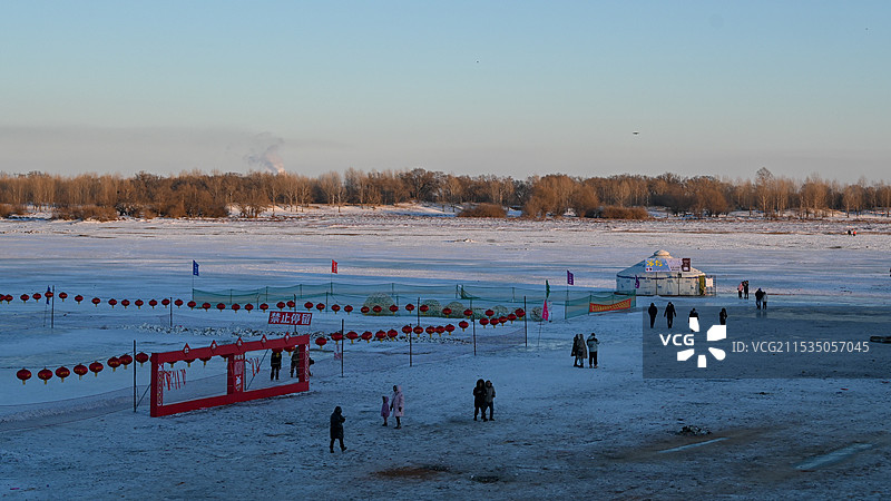 齐齐哈尔红岸公园景区图片素材