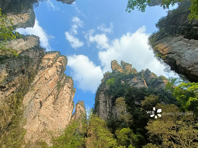 张家界宝峰湖旅游区图片素材