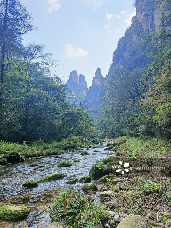 张家界宝峰湖旅游区图片素材