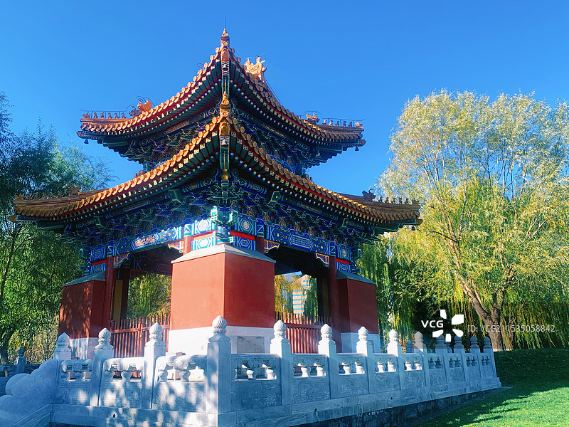 北京庆丰公园图片素材
