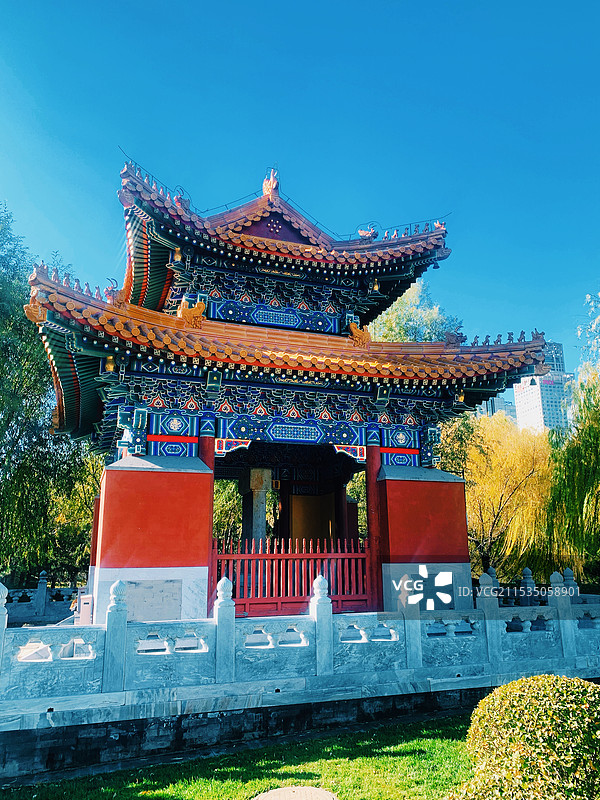 北京庆丰公园图片素材