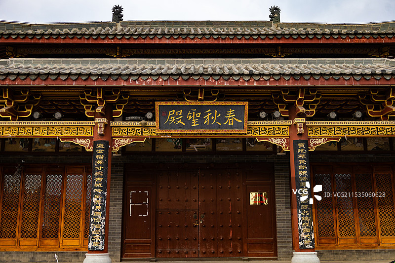 泰安肥城春秋古镇景区图片素材