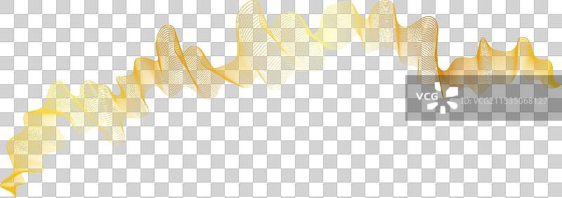 奢华金色波浪的抽象背景图片素材