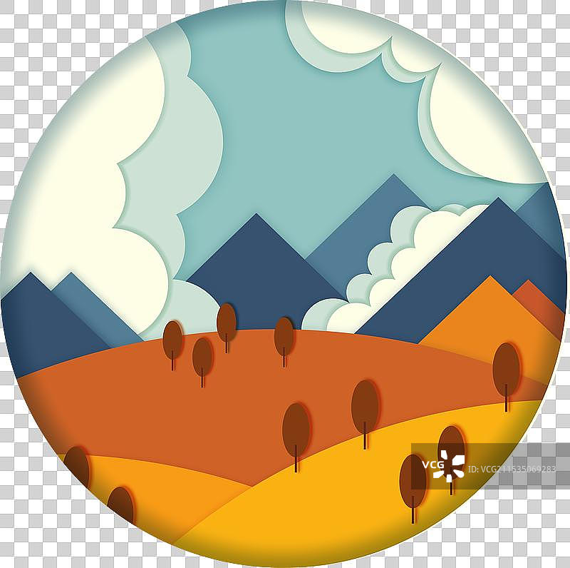 春夏季节的风景背景与纸张图片素材