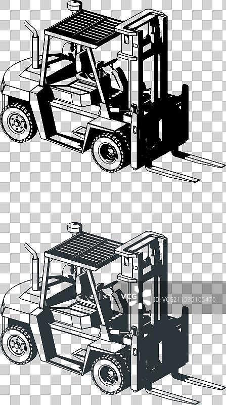 叉车图片素材
