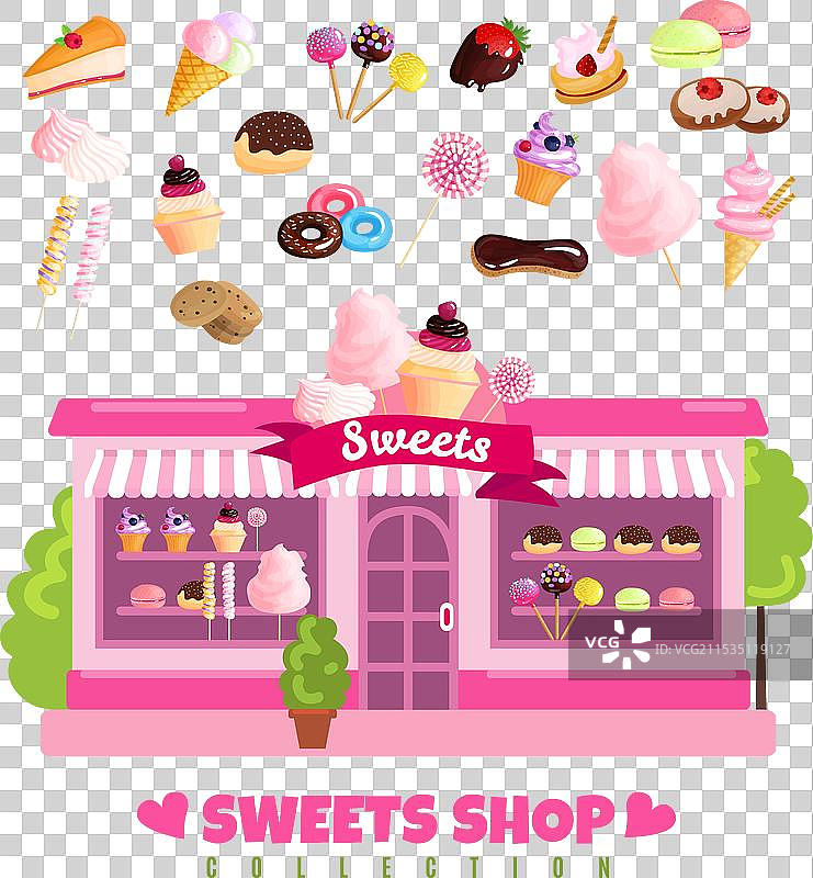 糖果店系列图片素材