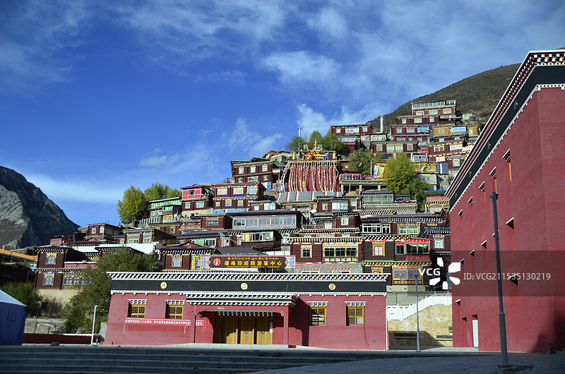 甘孜州德格县印经院景区图片素材