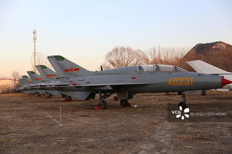 航空博物馆的飞机图片素材