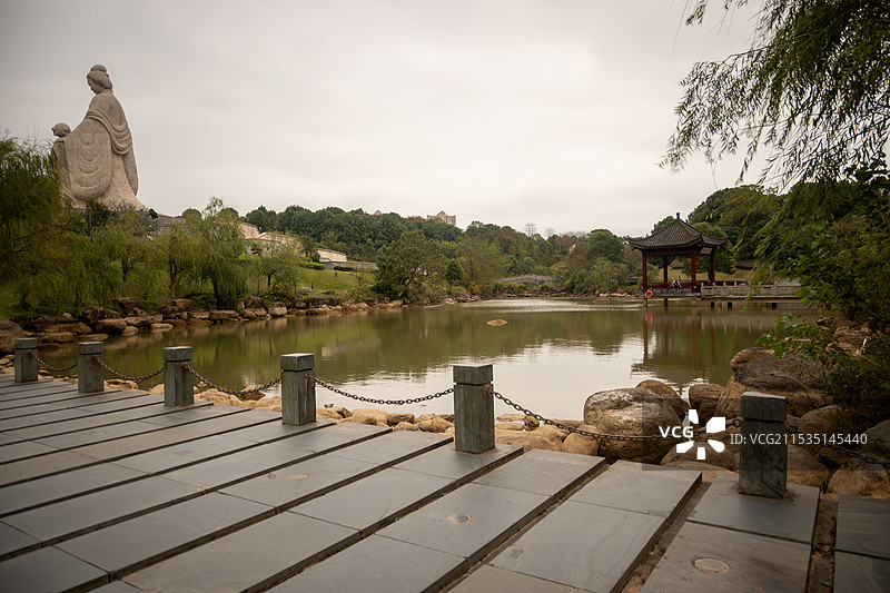 九江中华贤母园景区图片素材