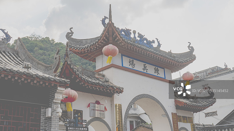 来宾忻城莫土司衙署景区图片素材