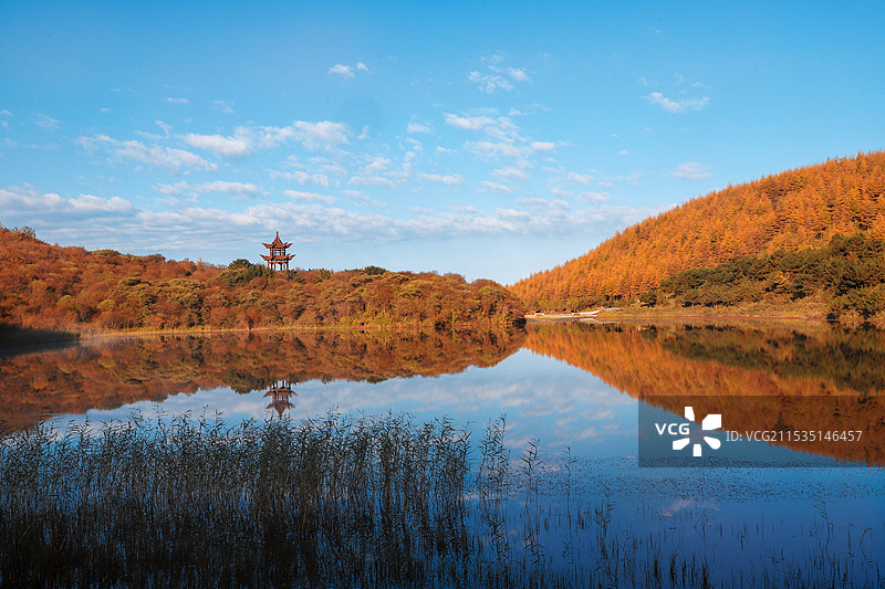平凉市庄浪县朝那湫景区图片素材