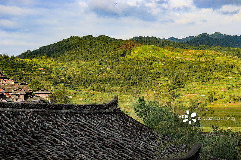 黔东南州从江岜沙原生态苗族文化旅游景区图片素材